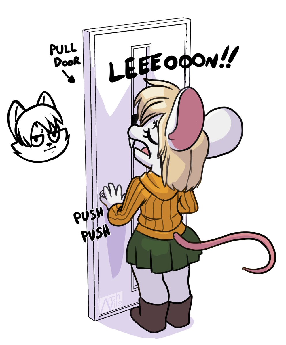 Moushley tries her best.