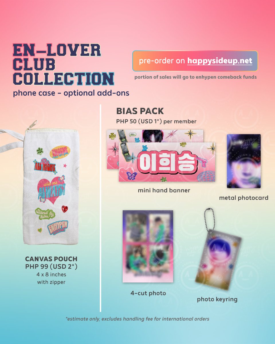 ❤️ EN-LOVER CLUB CASE ╰➤ Variations: • Clear Case - PHP 449 (USD 8) •  Rubber Case - PHP 449 (USD 8) • Slim Case - PHP 449 (USD 8) ╰➤ Optional