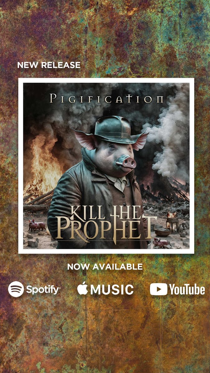 Kill the Prophet 'PIGIFICATION' is online! open.spotify.com/album/5S5TSxrl… #killtheprophet #deathmetal #metalmusic #metalband #pigification #pig #spell #newsong #ComingSoon