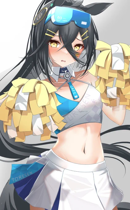 #これでフォロワーさん増えました #ウマ娘 「頑張れ頑張れっ」てしてるカフェです 