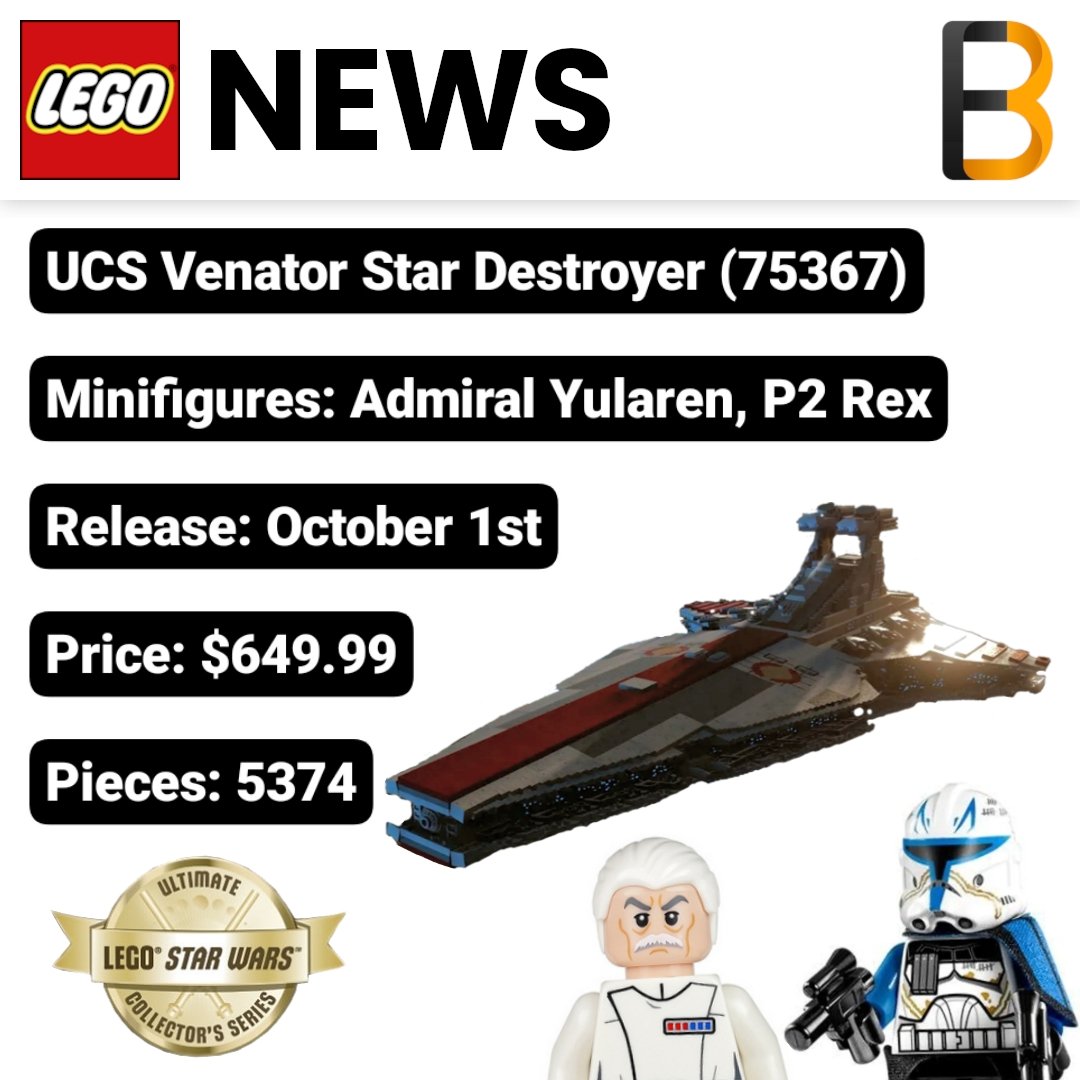 NEW LEAKED 2023 LEGO Star Wars UCS Venator MINIFIGURES! 