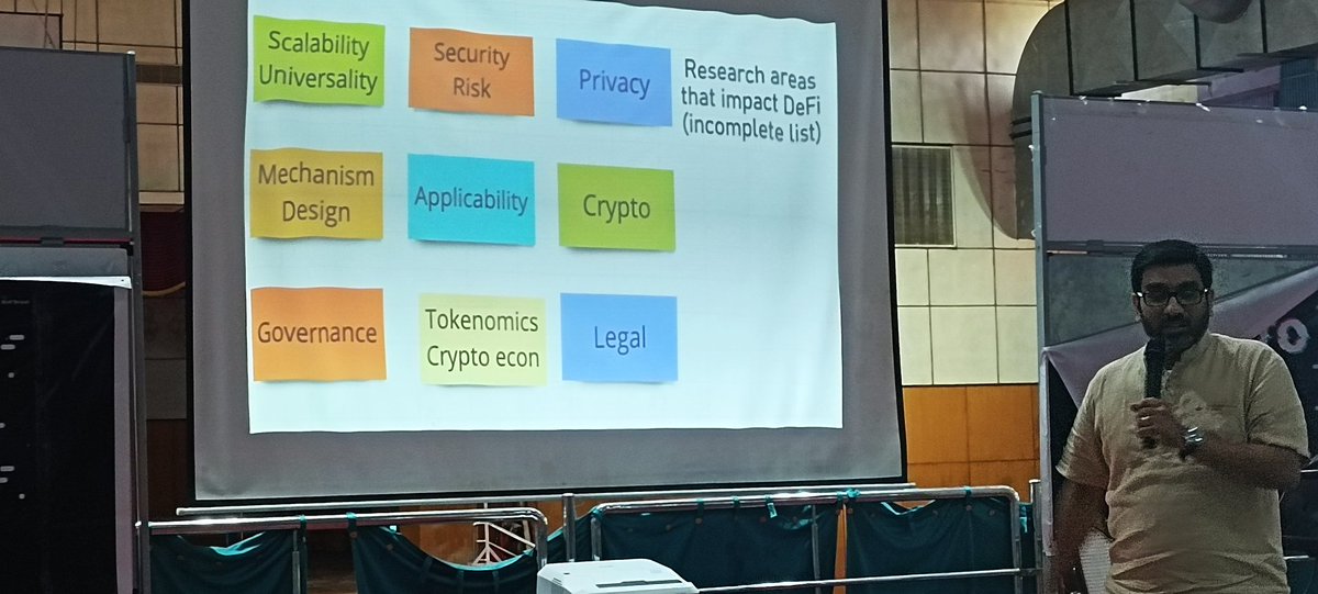 Aravinth_Rajan_'s tweet photo. Mind blown at @iitmadras with @ovia_seshadri Mam's incredible insights on #Crypto lending and borrowing, followed by Augustine sir's deep dive into #Privacy and #Security. And just when I thought it couldn't get any better,Riva Metaverse blew my mind! @Web3Chennai amazing session https://t.co/3kZ1RIPIPc