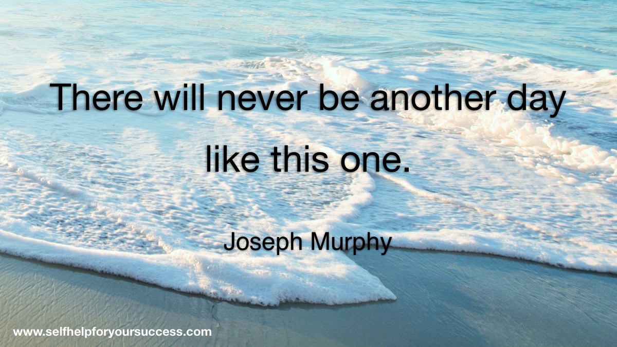 Life is comfortably divided up into chunks of 24 hours. All different. All beautiful. All unrepeatable. Individual gems of life. Let's all make the most of each day.#Success #JoyTrain