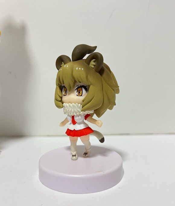 ライオンのフィギュア買った最近じわじわライオン好きになってきてるんだよね#けものフレンズ 