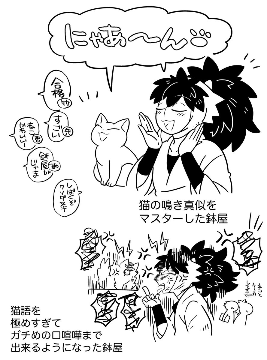 猫と鉢屋 