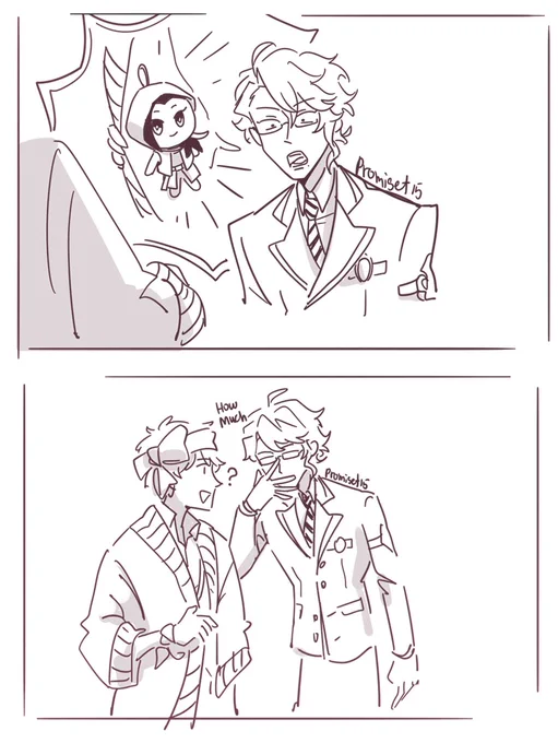 I couldn't decide and realized that I had been drawing jamil for longer than this whole 4 frames 