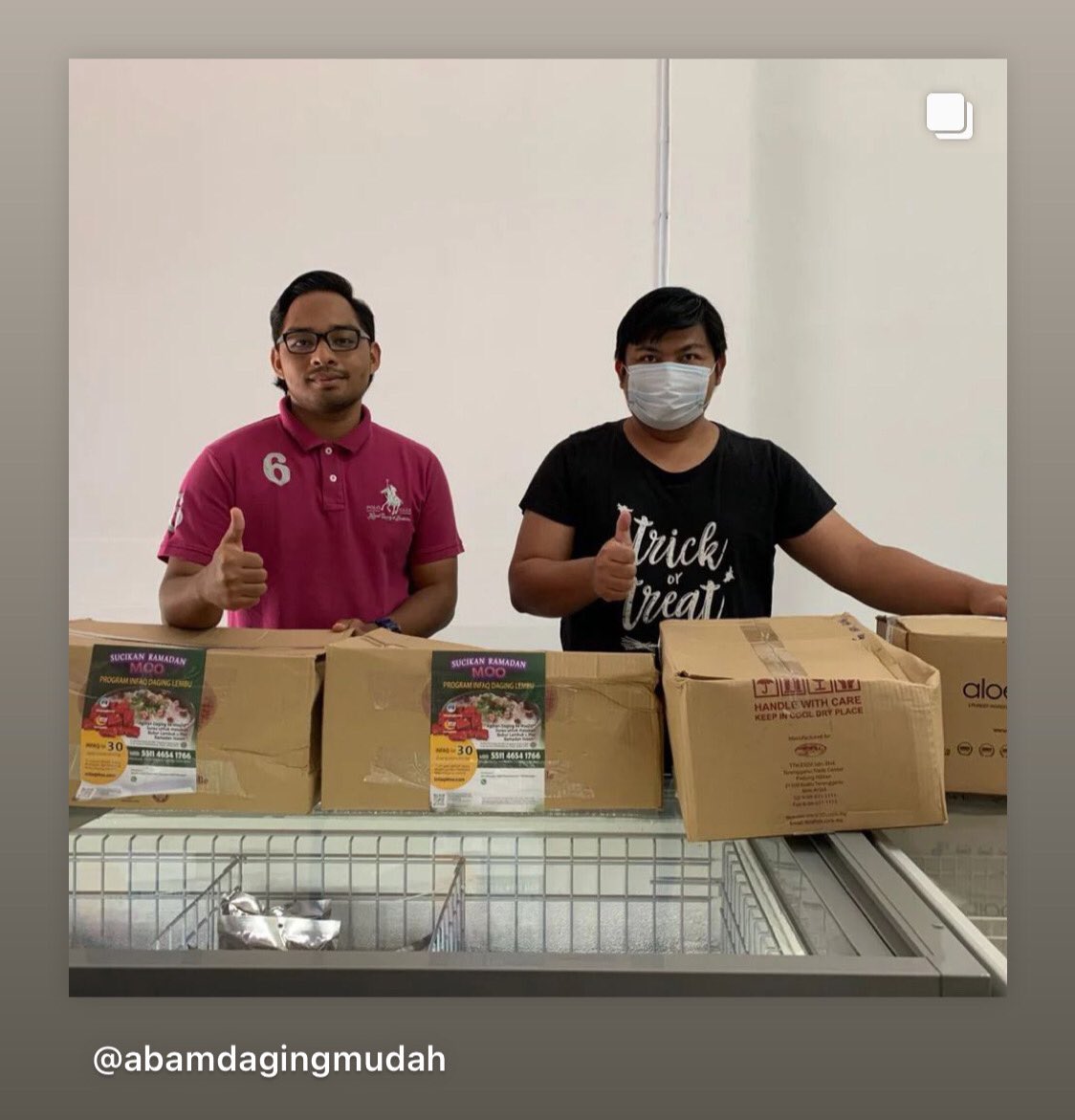 PIJMSdnBhd's tweet photo. Alhamdulillah terima kasih @abamdagingmudah membantu dalam pengumpulan &amp; pengagihan daging sumbangan penginfak

35 kg daging telah dapat diagihkan untuk dijadikan bubur lambuk dan juadah berbuka

Moga murah lagi rezeki para penginfak. aamiin🤲🏻

Whatsapp di 0196362640 utk berinfaq https://t.co/PAdZtCW8n8