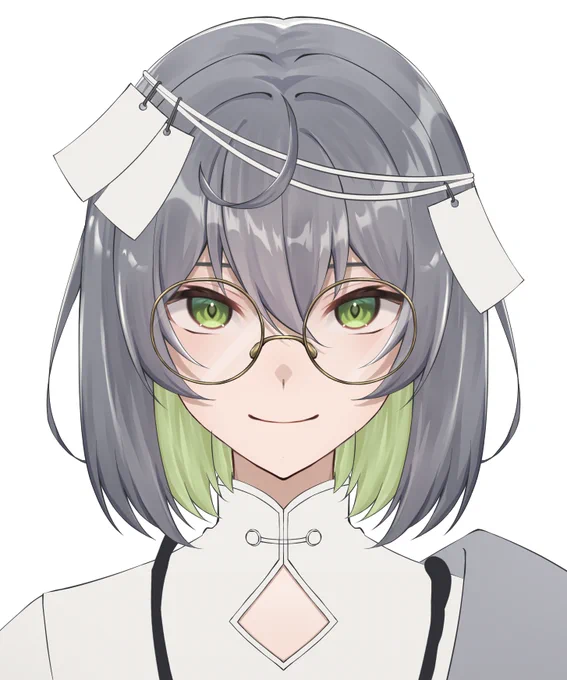 Live2D触ってみたいけどアイコンのみたに。だと顔という顔がないので生前のみたに。の姿を錬成してる 