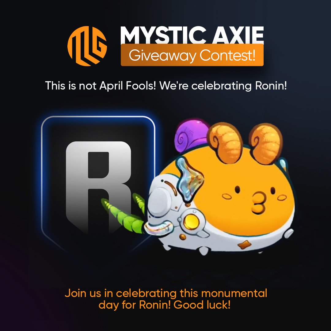 MethodMetaGuild's tweet photo. The Mystic Axie giveaway is here!

To enter:
1️⃣ LIKE + RT the tweet below and the main announcement tweet
2️⃣ Follow: @themachinesgame @TribestersWorld @AxieChampions @bowleddotio @battlebears @Ronin_Network

3️⃣ Join Ronin Discord: https://t.co/HBUwWkWuZS

GL!🍀 https://t.co/l0CkTlC08K