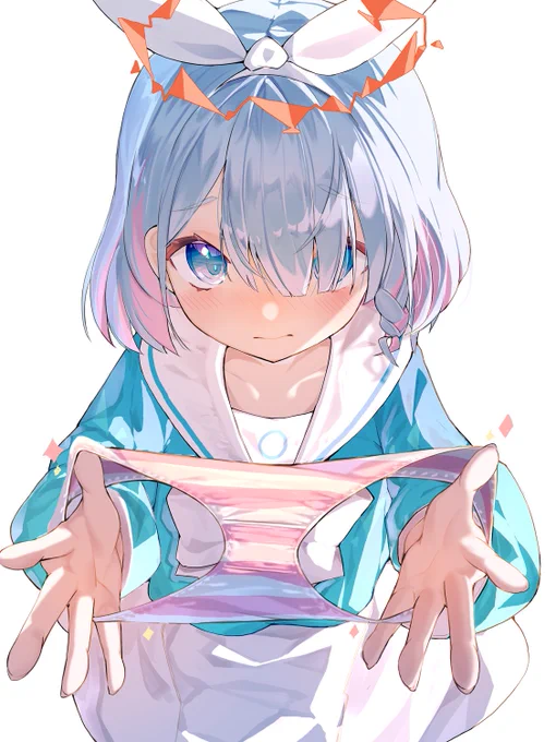 アロナ!今日はピンクの縞々を頼む… 