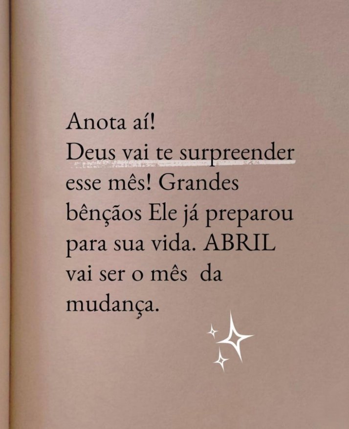 digita EU RECEBO DEUS ✨