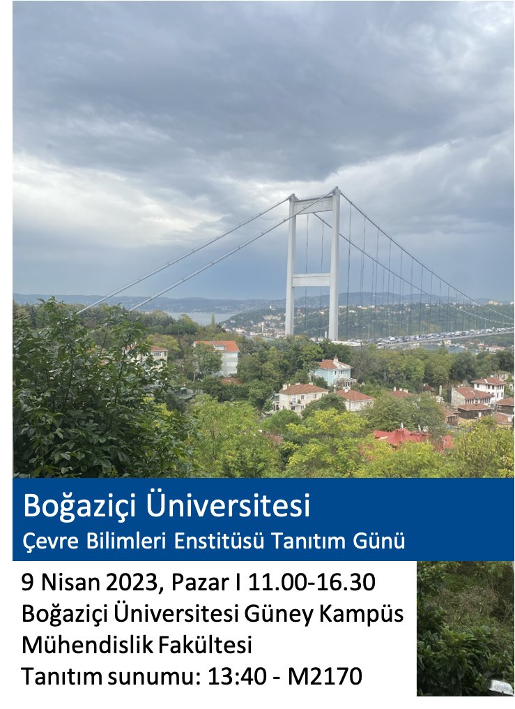IES_Bogazici's tweet photo. Boğaziçi Üniversitesi Lisansüstü Programları Tanıtım Gününde buluşalım! 
Detaylar 👇🏼 https://t.co/tqxSPHdwKT
