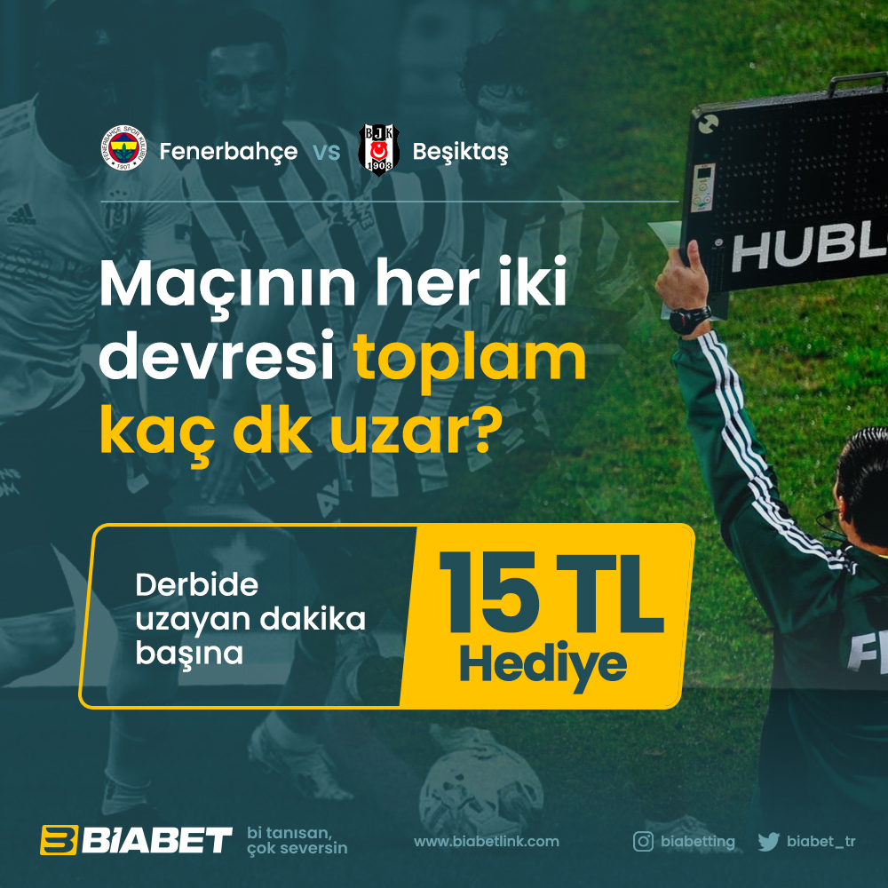 biabet_tr's tweet photo. Biabet’ten İlginç Bahisler⚡

Fenerbahçe 🆚 Beşiktaş maçının her iki devresi toplam kaç dk uzar? 

👉RT yap 3 kişiyi etiketle
👉Form açıklamasındaki tüm hesapları takip et
👇Takip ettiğine dair ekran görüntüleri aşağıda paylaş

‼️Etkinlik formunu doldur: https://t.co/uTkTH5eDpl https://t.co/hLFlvFnLYz