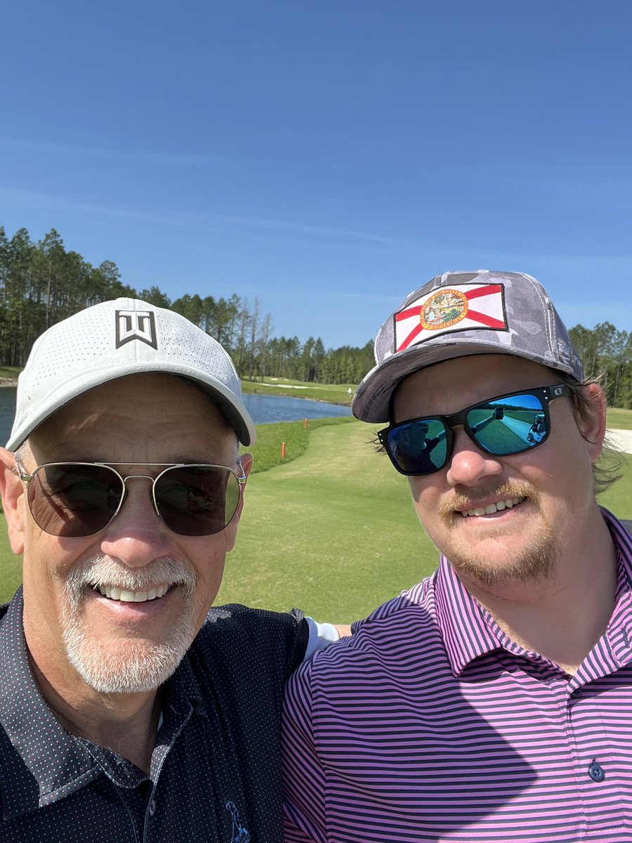 DonMFox's tweet image. A day of golf with my oldest son Alex was a great way to spend my first day as “ex-CEO”.  Back on the road today to Austin TX deliver the keynote for the “Restaurant Spaces” conference. Hope to see some familiar faces!