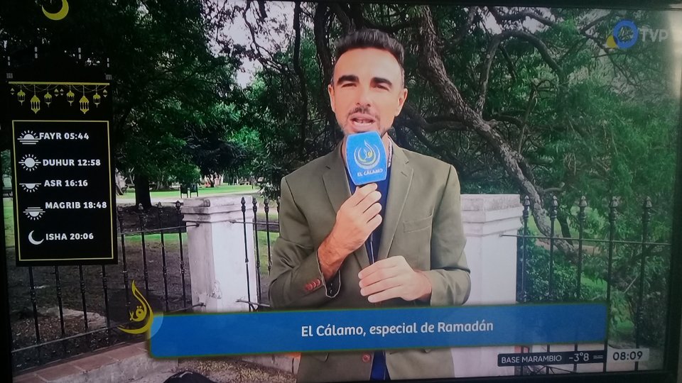 oceloteinsomne's tweet photo. #ElCalamo por @TV_Publica #Argentina Que alegria volver a verte @khaledhallar con tu mensaje de Paz Tolerancia y Respeto Felicitaciones @cira_islam . https://t.co/ErMlAGG55H