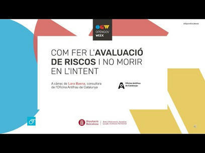 REDFEMP_TyP's tweet photo. Vídeo - #OpenGovWeek2023 @diba 

Sessió "Com fer l'avaluació de riscos i no morir en l'intent". 

A càrrec de Lara Baena (@antifraucat) 

➡️  https://t.co/krVzptpfUA

vía @municipidigital https://t.co/gXEtZTj9JA