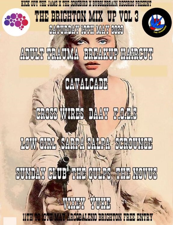 First line up announcement Jammers! We've teamed up with <a href="/TheSongbird_HQ/">THE SONGBIRD HQ</a> &amp; <a href="/bubblebrain_jsy/">Bubblebrain Records</a> to bring you a superb line up of the best in new and emerging UK talent at <a href="/arcobalenobtn/">Arcobaleno Brighton</a>. Here's Saturday's full line up. More news soon about the line ups for Thurs 11th and Fri 12th