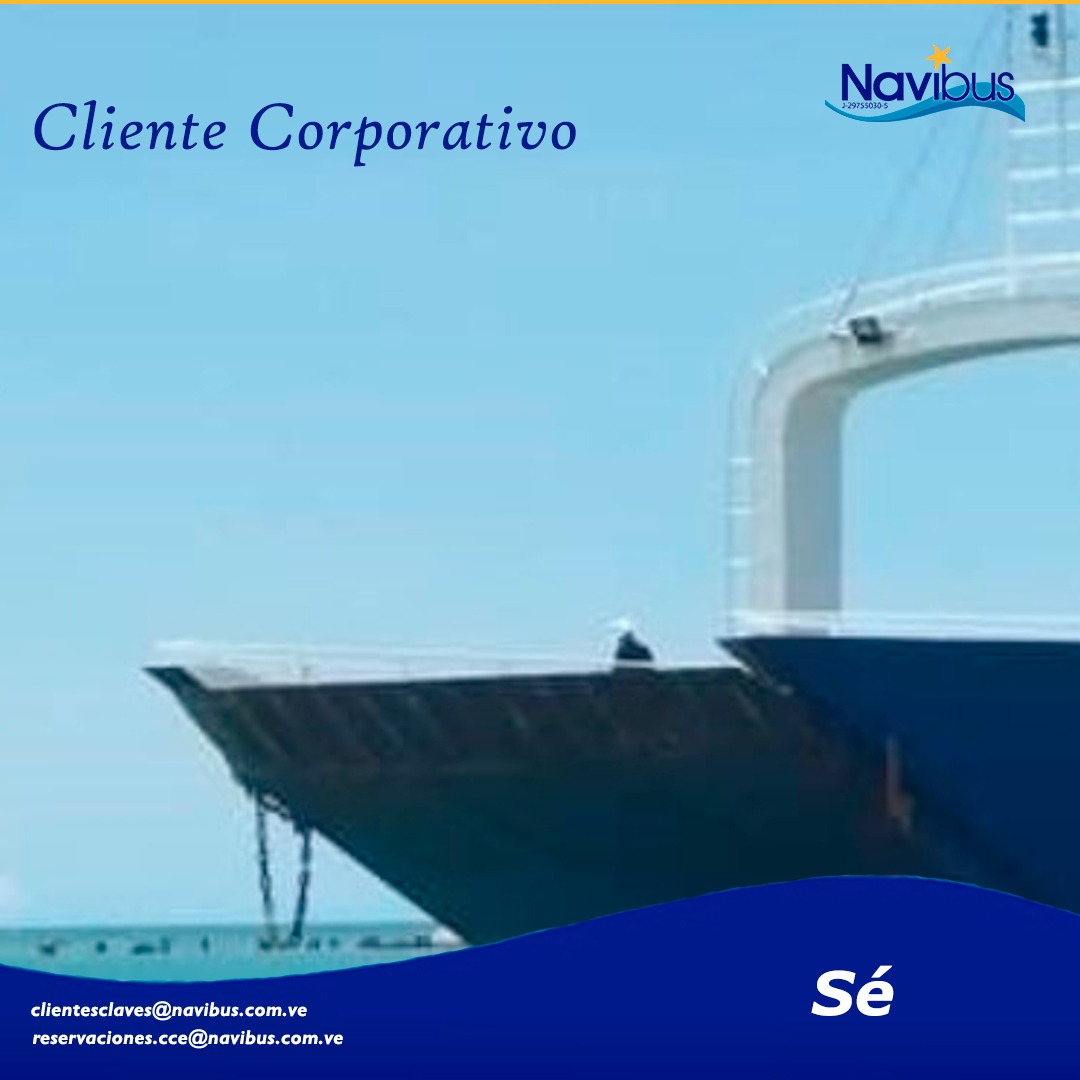 Navibus's tweet photo. Estamos para aclarar tus dudas.
¿Quieres ser cliente corporativo y no sabes como es el proceso?
No te preocupes, estamos aquí para gestionar tus dudas.
Escríbenos a 📩
reservaciones.cce@navibus.com.ve
clientesclaves@navibus.com.ve
#ClienteCorporativo
#ViajaEnNavibus https://t.co/TL2I1eV1Qc