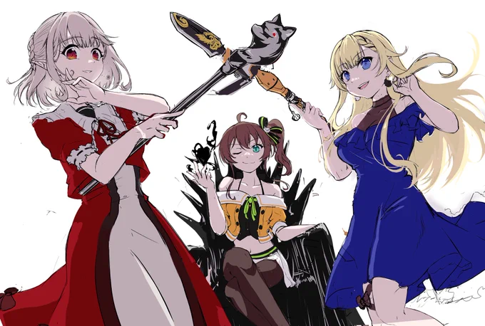 この土日ずーっとV最のラフ描いてて、ペンに力入れすぎて親指めっちゃ痛いラフも視線誘導とか考えた末にゴールがよく分からなくなっちった… 
