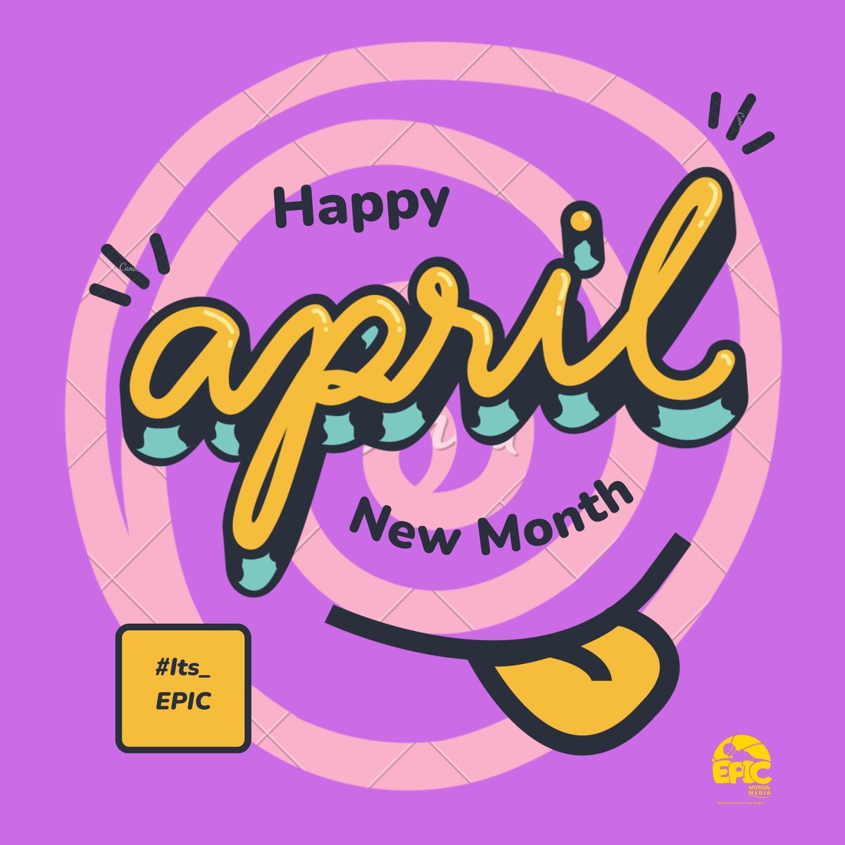 itsepicmmedia's tweet photo. Happy New Month 🐣🐣🐥

#MoreThanJust #April23
#HappyNewMonth
#Its_EPIC https://t.co/VoHrzDPs5y