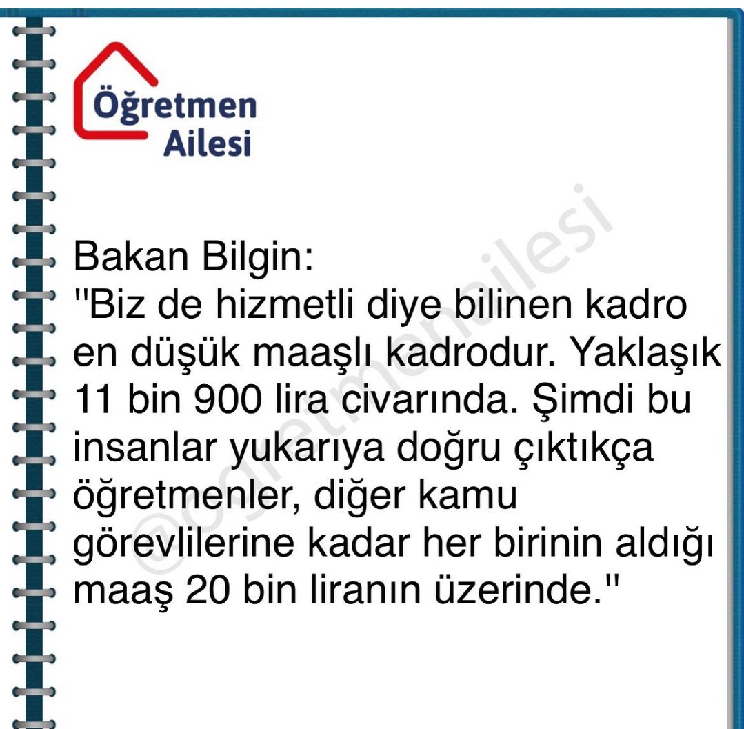 Bir milyonluk öğretmen camiasının içinde en çok 80.000 öğretmenin aldığı (baş öğretmenler) yirmi bin lira maaşı sanki bütün öğretmenler alıyormuş gibi göstermek 🙈😔 <a href="/vedatbilgn/">Vedat Bilgin</a>