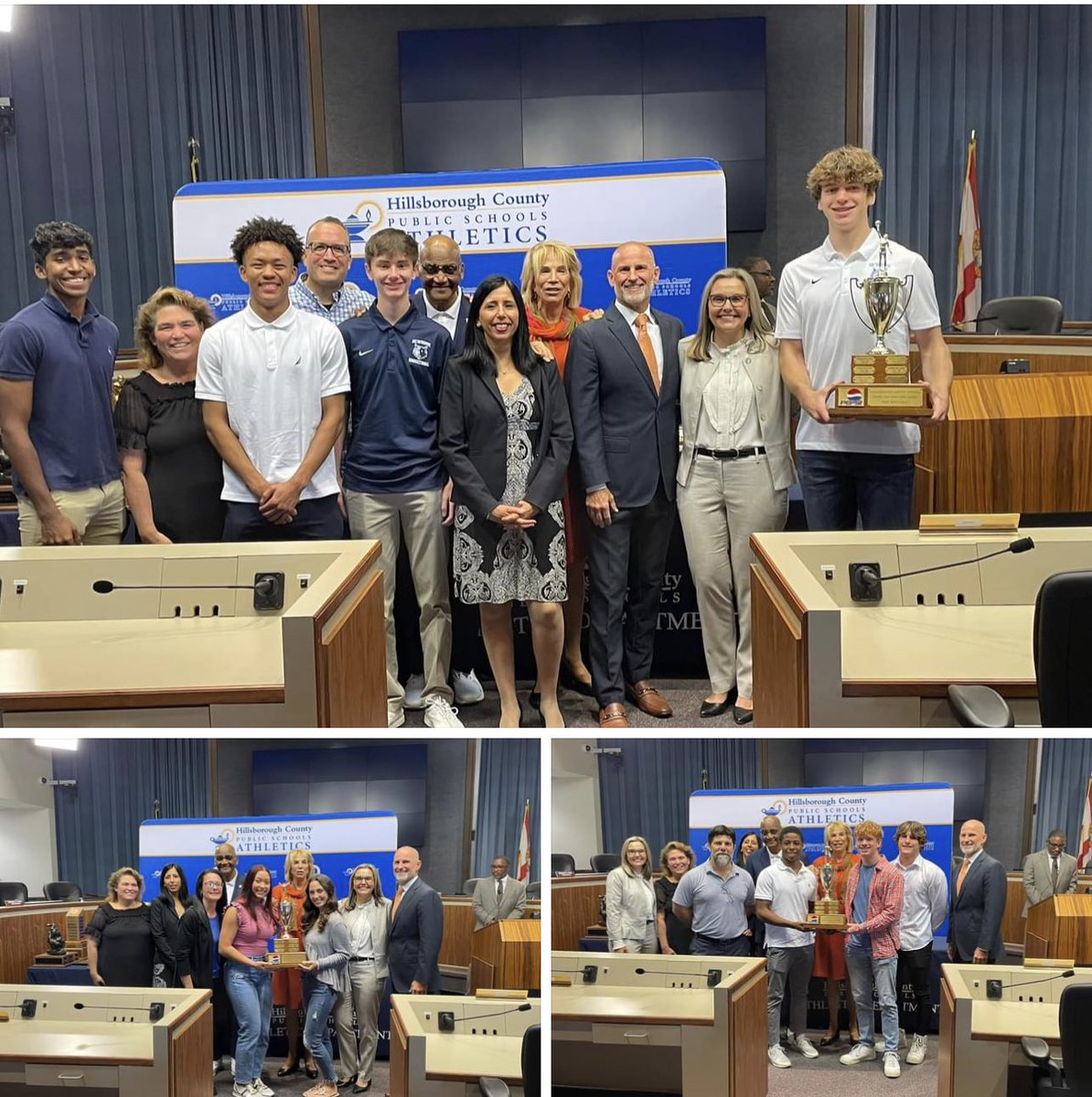 HCPSNewsomeHS's tweet photo. Congraulatuins to our Basketball, Wresting, and Cheer team for winning the GPA Awards! https://t.co/Jo1NZzDAX0