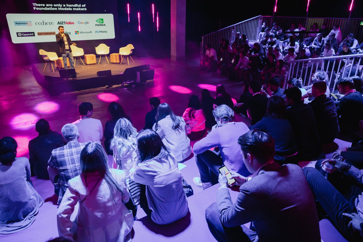 AI21Labs's tweet photo. It was an incredible experience to be a part of the START Global Summit in St. Gallen!
Our Co-CEO, @origoshen, had the opportunity to discuss the future of #GenerativeAI and the AI21 labs journey with the brightest minds and leaders in the industry.
#START23 #ai #innovation https://t.co/eUj39rjoPz