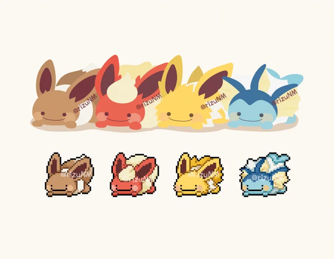 イラレ絵とドット絵 