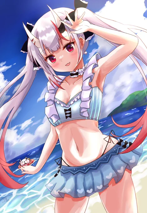 #これでフォロワーさん増えました夏に描いた余さん! 