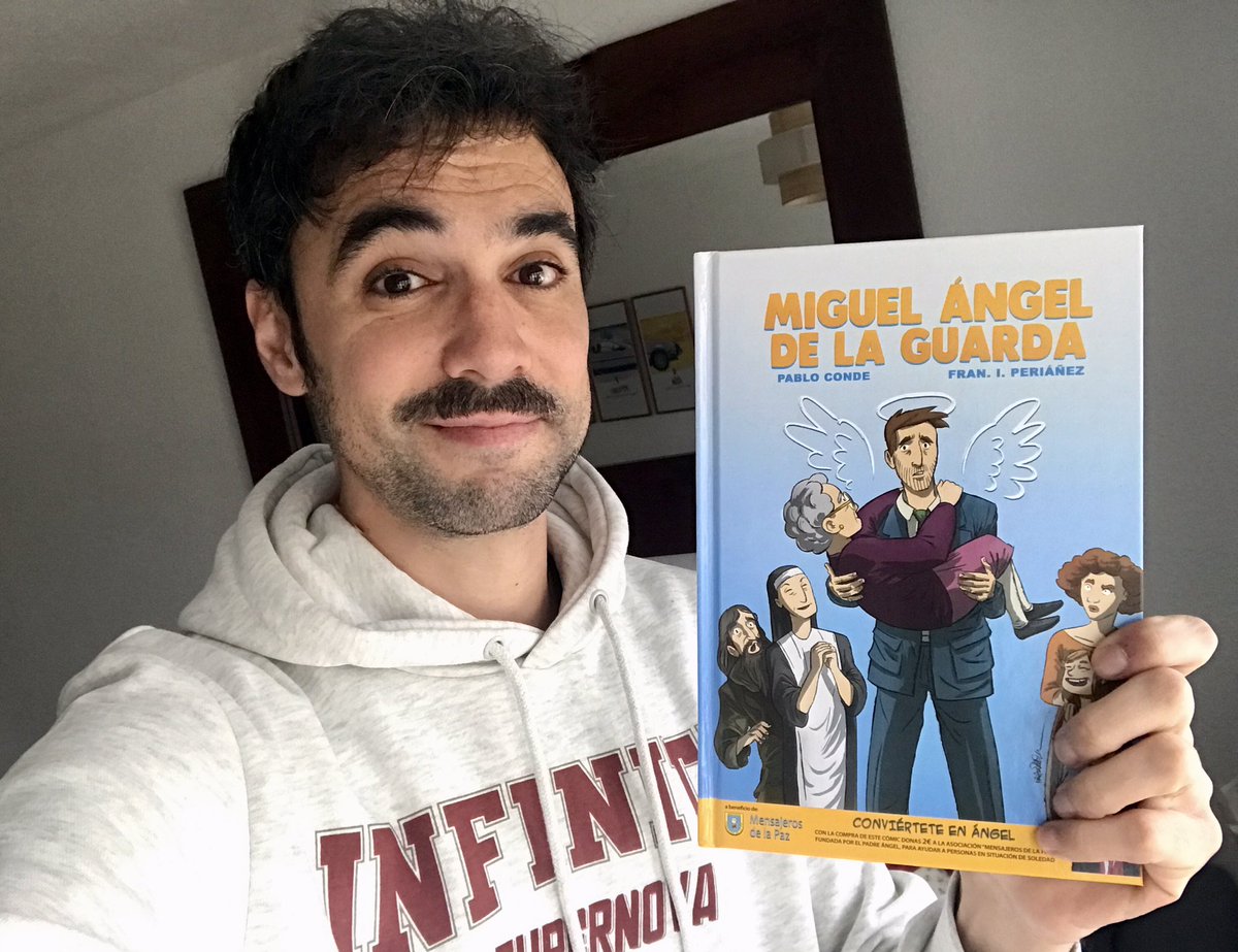 PabloConde's tweet photo. Hoy es el día del libro juvenil. Os animo a celebrarlo con nuestro cómic @MiAngelDeGuarda, una divertida historia para todos los públicos que es solidaria con @paz_mensajeros para asistir a mayores en soledad

Puedes pedirlo con descuento y envío gratis en https://t.co/aQFAKNuAmz https://t.co/bUkIasgjN2