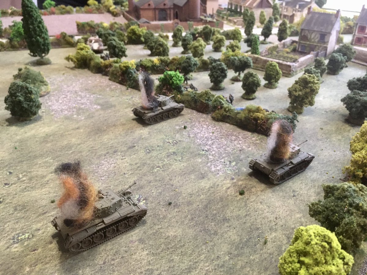 ironcow2103's tweet photo. Cracking start for the Welsh Guards against @GrenadeClark’s Germans in Normandy! Still turn one… #IABSM #SpreadThe Lard https://t.co/pTAK1pIDVH