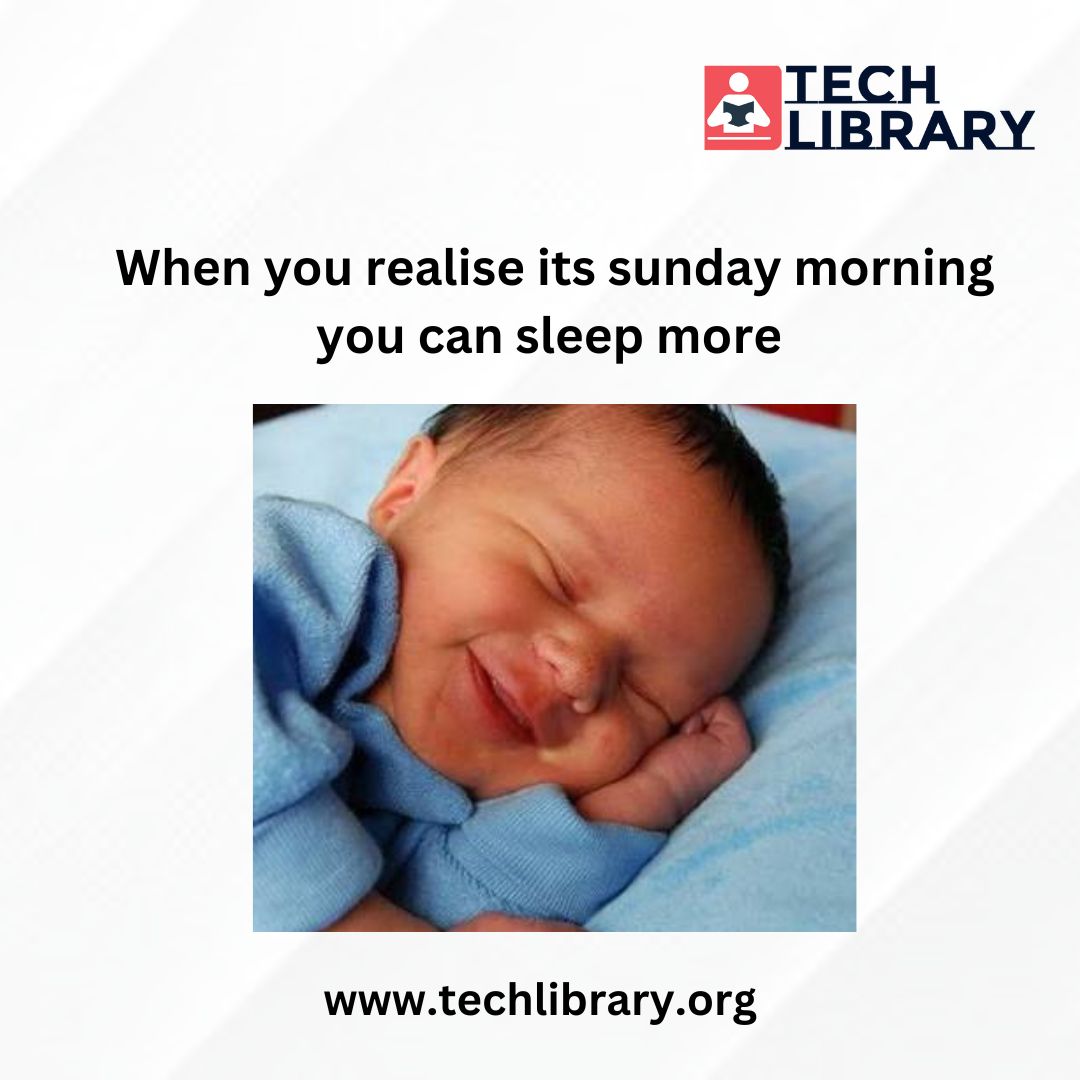 TechLibraryEdu's tweet image. When you realize its Sunday morning you can sleep more
#techlibrary #courses #training #institute
#datasciencecourse #dataanalyticscourse #sunday #sundayvibes
#desihumour #indianmemes #funnymemes