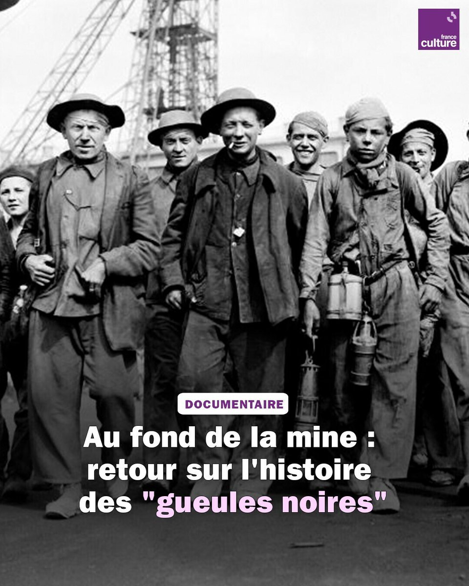 franceculture's tweet photo. 4️⃣ documentaires tentent d’approcher la vie des mineurs, toute une culture familiale qui se décline entre solidarité, tradition et fierté.
➡️ https://t.co/thjJzChyLh https://t.co/sMr6sjOOzA