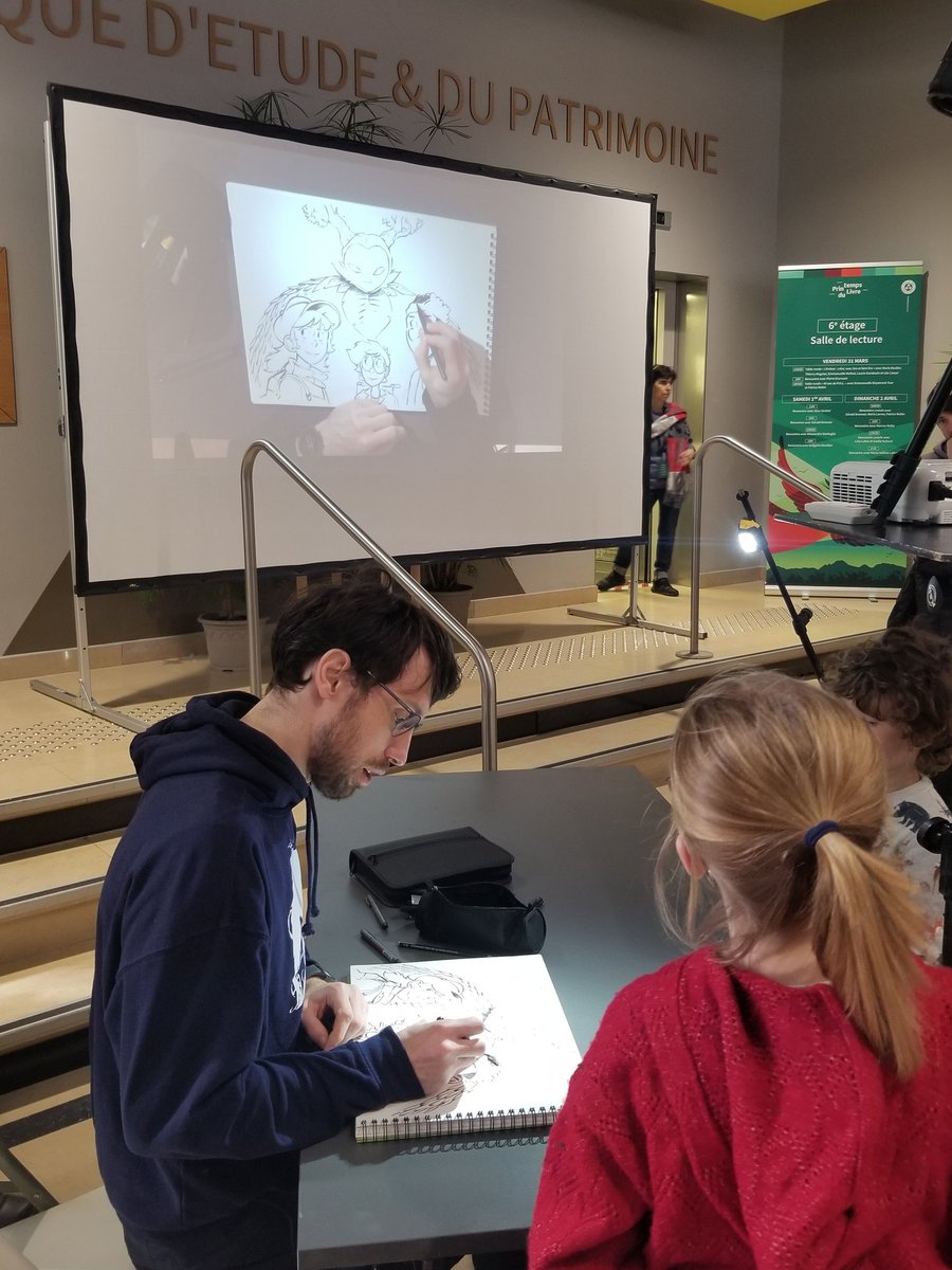 PDLGrenoble's tweet photo. Retour sur le dessin en direct de @pauldrouin ce matin ✏👌 https://t.co/HKGpDG0XWX