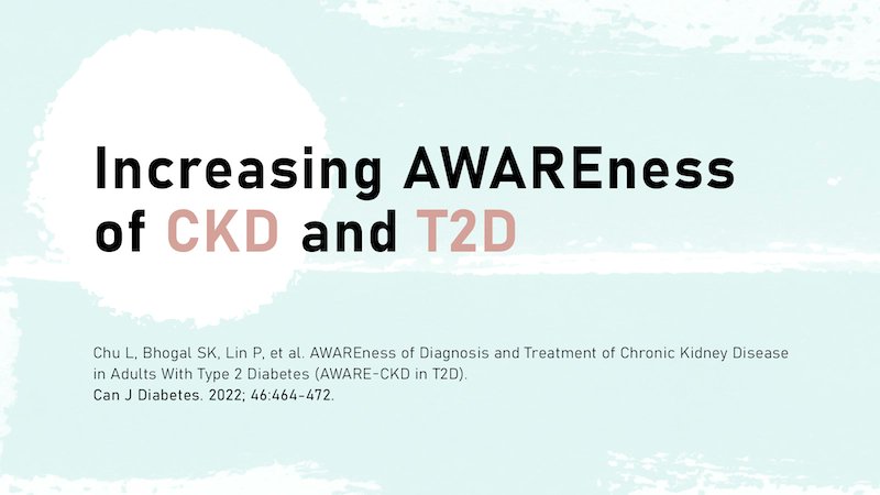 This short video narrated by Dr. Alexander Abitbol features highlights from AWARE-CKD1 - a Canadian study assessing awareness, values, and preferences of physicians and patients with respect to CKD and T2D management. ukidney.com/nephrology-pre… 

Diabetes remains the leading