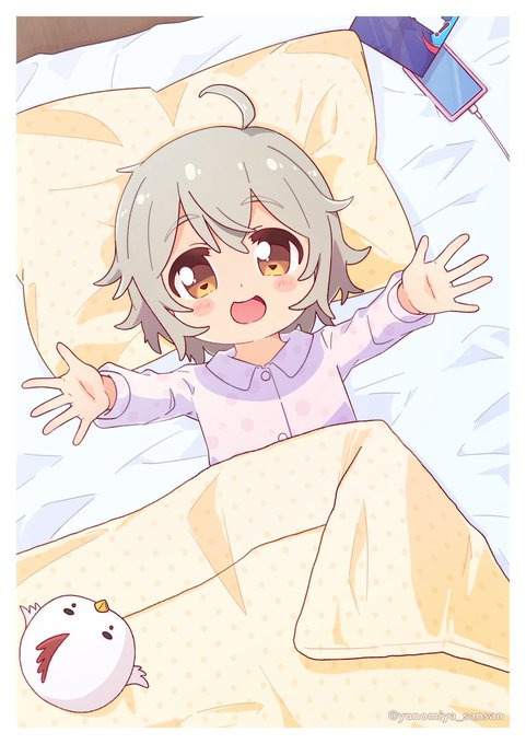 おいで〜ってしてるかのんちゃん！👼👼#wataten #わたてん #私に天使が舞い降りた #小之森夏音 #絵描きさんと繫