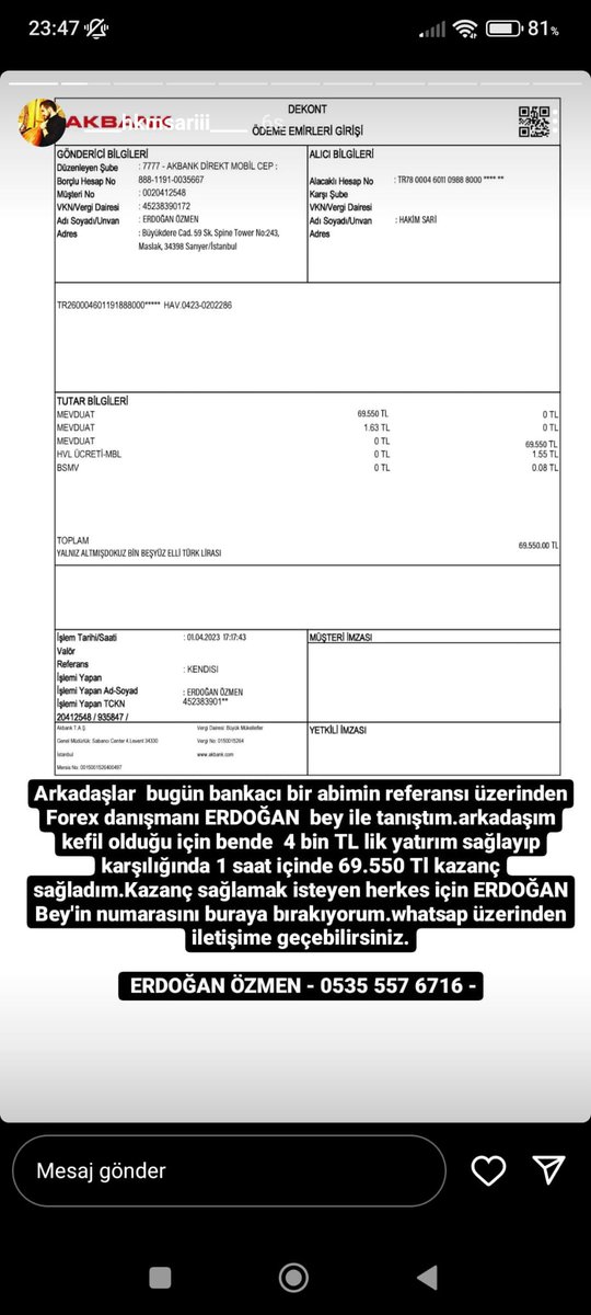 hkmsari's tweet photo. Instagram hesabım çalınmıştır gelen hiç bir mesaja itibar etmeyiniz. https://t.co/tbawWh1hhl