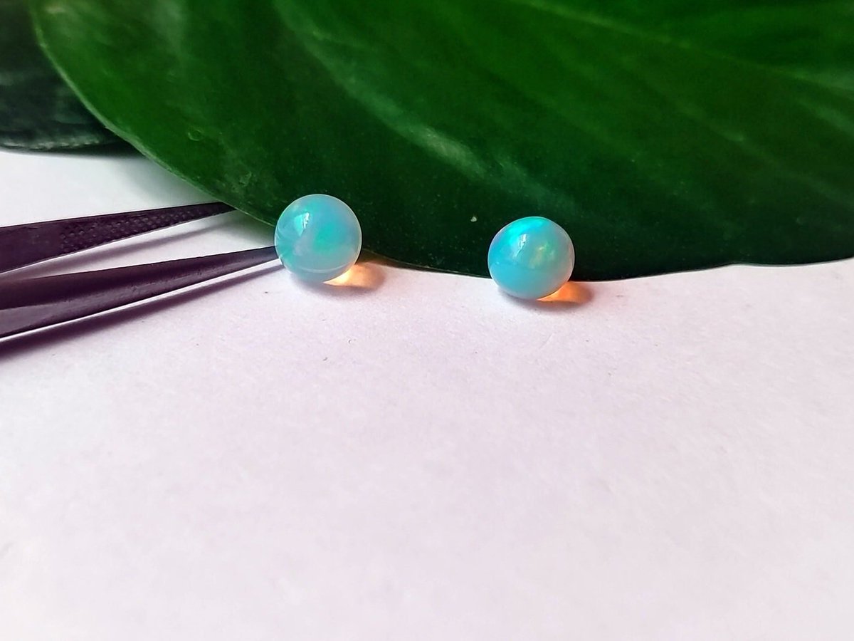 MantriSanju's tweet photo. Excited to share the latest addition to my #etsyshop: Ethiopian opal ball 6.5mm round pair.
#welofirelooseopal #octoberbirthstonegift #birthdaygiftforher #opaljewelry #roundgem #opalroundballs #ethiopianopal #NMACC #WrestleMania #RCBvMI #BBTitians #Virat https://t.co/AhWA6v2fHZ https://t.co/uFvMitsr3e