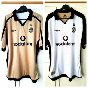 Manchester United Reversible Uniform Player Issue vs Replica