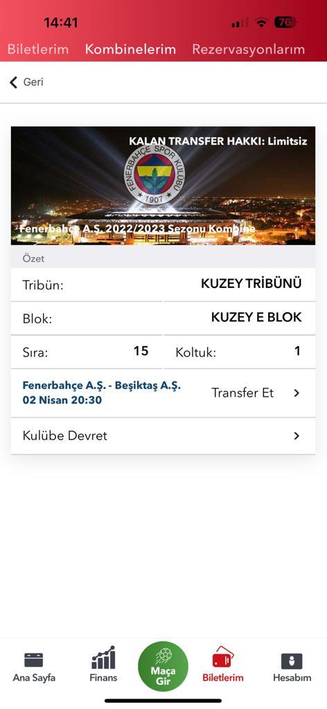 Fenerbahçe-Beşiktaş maçına #migros bilet bulunur. 800 TL 
#fenerbahcebilet #fenerinmaçıvar #Fenerbahçe #kombinedevret #passo  #okulaçık #biletarıyorum #biletdevret #biletdevir #kombinedevir  #kombine #fenerbahcekombine #migros #fenerium #maraton #sportoto #kuzeytribünü #fbvbjk