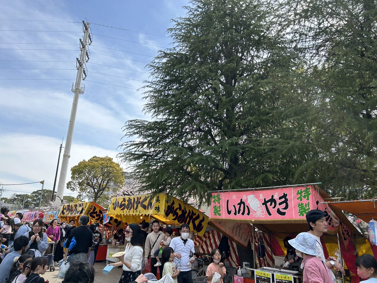 cha__man's tweet photo. お花見🌸🍡 https://t.co/qE4JSNyoPm