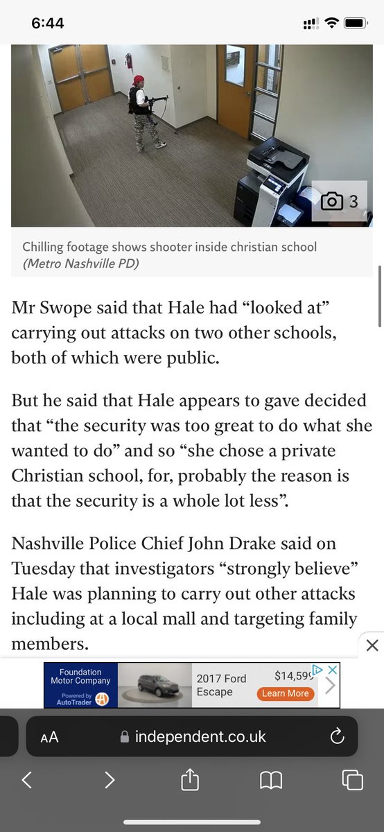 HectorElizalde_'s tweet photo. @HB_Brucey @JenJJams @rbooker_rich @VernonForGA Wait… but you just “speculated” about the shooter intentions when the facts that we know so far state something different. They potentially didn’t target the Christian school to send a message but rather because they had a lower security than 2 other schools she was targeting https://t.co/4Q06pvn1P3