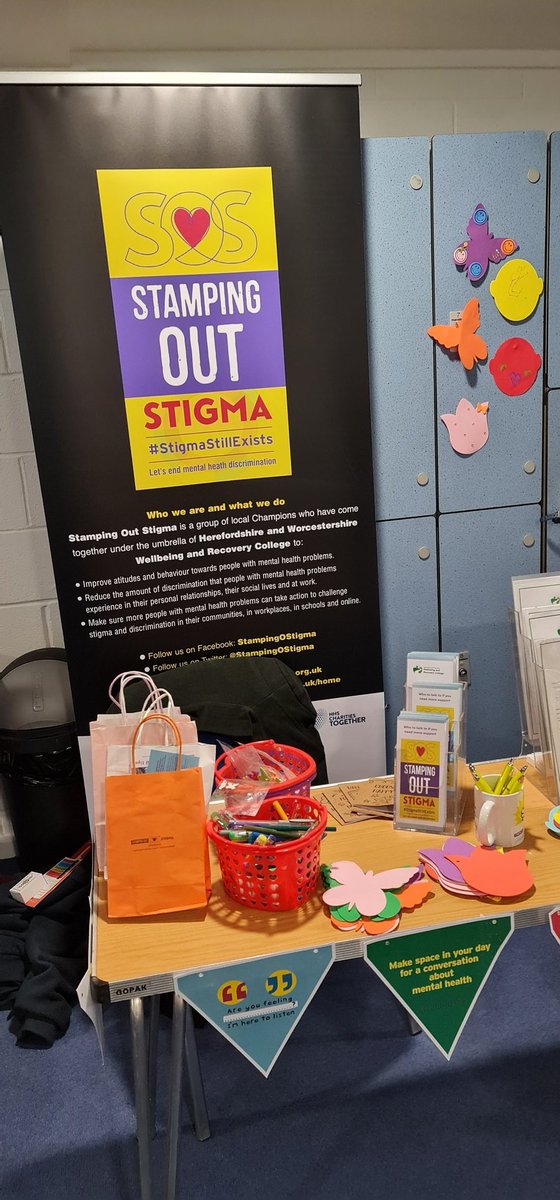 We're talking about mental health and breaking stigma <a href="/_TalkCommunity/">Talk Community 🌈</a> Cost of Living event. Halo Centre Bromyard. And as well,  learning how to keep warm and well for less.