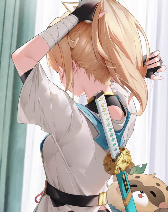 二方向からポニーテール#これでフォロワーさん増えました 