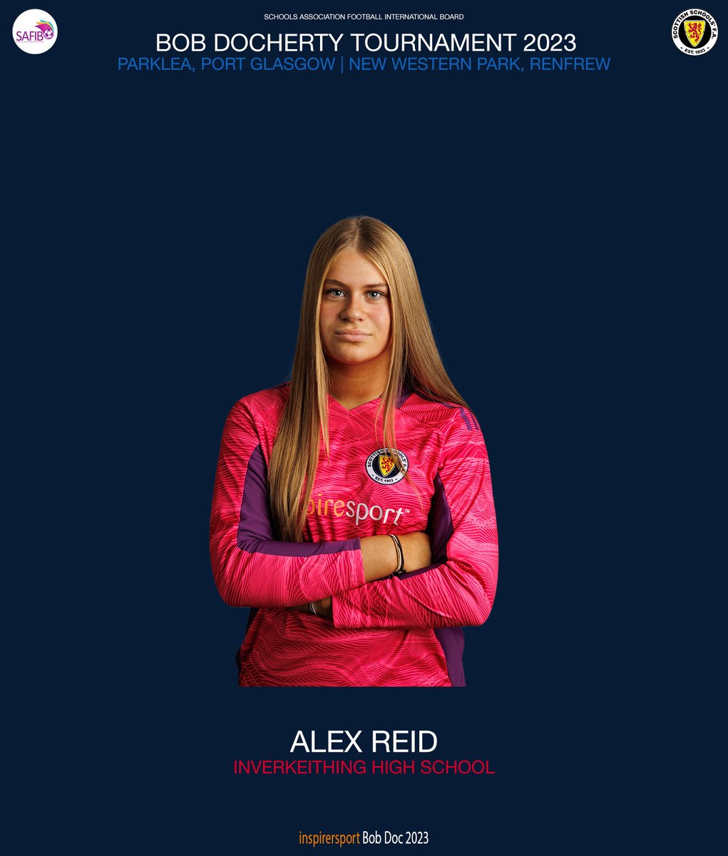 sschoolsfa's tweet photo. BOB DOC 23 | Our new goalkeepers for the Bob Doc this year:
Alex Reid - Inverkeithing High School
Kayla Scott - Larkhall Academy https://t.co/WgiqcxKf7u