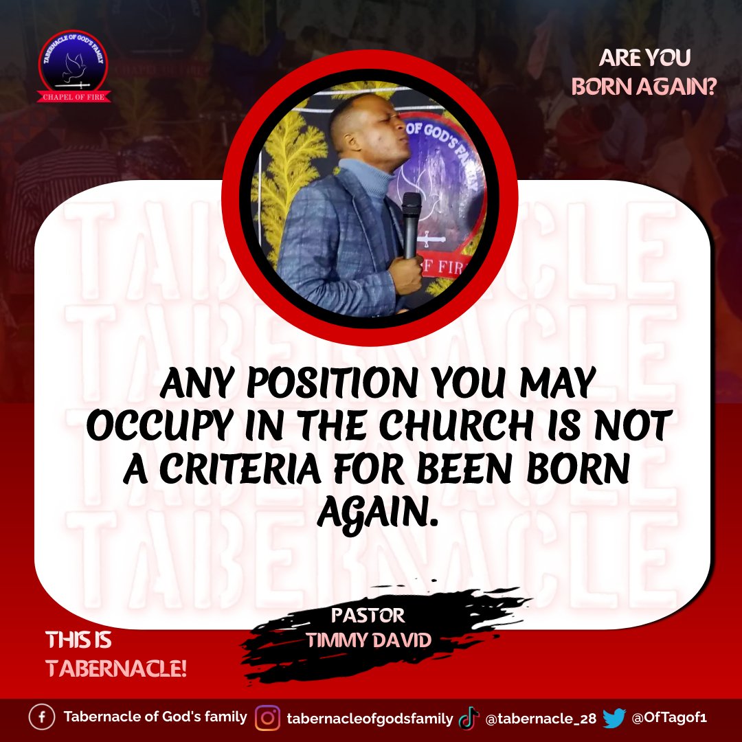 FGCCworldwide's tweet photo. Excerpts from second service.
This is a timely message from God to his Dear people, we are in a season to verify if we are still in God <2 Corinthians 13:5.
#Tagof
#Excerpts
#Secondservice
#strategyforachievement
#Greatlight
#Pastortimmydavid https://t.co/rZAtheTL0y