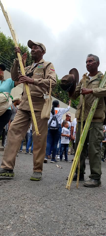 avila_extremo's tweet photo. Bajada de los #Palmerosdechacao de #Elavila o #warairarepano pasando por varias zonas de #chacao hasta llegar a la iglesia para ser bendecidas. #semanasanta https://t.co/hke5lciEHc