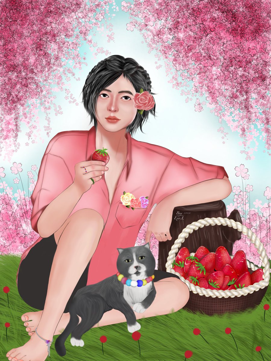BnyArty's tweet photo. สุขสันต์วันเกิดนะคับไอ้ต้าวแฮมสะเต้อของพรี่ 
#HappyBrithDayสมัคร
#BuffetFanArt https://t.co/kMiLJzRIbJ