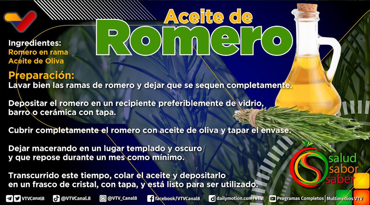 #SabíasQue🤔| El aceite de romero elimina las bacterias y patógenos de la piel, ayudando a su rápida regeneración. ahuyenta el mal aliento, reduce la inflamación y resulta especialmente eficaz en reducir la inflamación de las articulaciones.

#DomingoDeRamos
