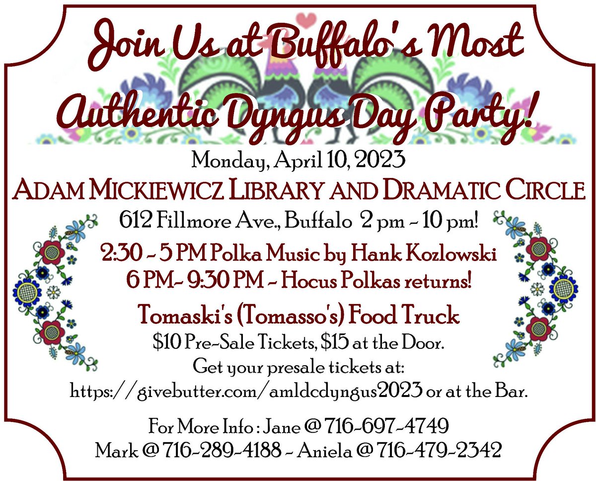 Adam Mickiewicz Library and Dramatic Circle Inc. tweet media